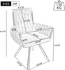 A diagram showing the dimensions of a chair. Produktbild-Vorschau