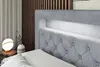 ALTDECOR Boxspringbett mit LED-Beleuchtung Matratze (20 cm Produktbild-Vorschau 8