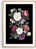 Gerahmtes Poster - Rahmen in heller Eiche - Blumen Produktbild-Vorschau 1