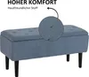 Banc HOMCOM avec rangement, banc-lit, banc rembourré avec Voir les images du produit 6