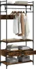 vidaXL Kledingrek met lades, gerookt eikenhout, 89x39x184,5 Productafbeelding-voorbeeld 4