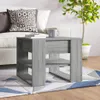 The Living Store Couchtisch Grau Sonoma 55,5x55x45 cm Produktbild-Vorschau 2