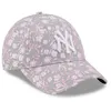 New Era 9Forty Damen Cap - FLORAL New York Yankees grau Produktbild-Vorschau 3