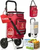 Einkaufstrolley klappbar mit Lufträdern 45 kg – Produktbild-Vorschau 6