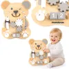 Drewniana tablica manipulacyjna Montessori 10 w 1 Podgląd zdjęcia produktu 1