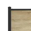 Metallbett ohne Matratze Sonoma-Eiche 75x190 cm Produktbild-Vorschau 8