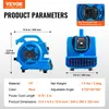 VEVOR podlahový ventilátor, 1360 otáčok za minútu, 600 CFM, Náhľad obrázku produktu 7