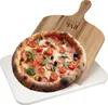 Premium Pizzastein Set Cordierit Brotbackstein Produktbild-Vorschau 3