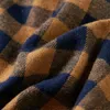 vidaXL Chemise pour enfants à carreaux cognac et bleu 92 Voir les images du produit 6