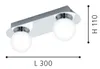 EGLO MOSIANO, 2 Glühbirne(n), LED, 3000 K, 680 lm, IP44, Produktbild-Vorschau 5