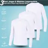 3er Pack Weiss Jungen Mädchen Langarmshirts Unterhemden Produktbild-Vorschau 2