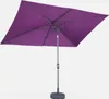A purple rectangular patio umbrella is shown against a white background. Anteprima dell’immagine prodotto
