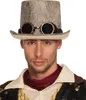 B54513 Herren Steampunk Hut Barock Zylinder mit Brille Produktbild-Vorschau 1