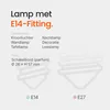 OSRAM Birnenlampe E14 15 Watt klar – 10er Vorteilset Anteprima dell’immagine prodotto 10