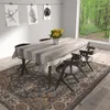 Wachstuchtischdecke glatt Holz beige abwischbar Garten Produktbild-Vorschau 2
