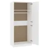 vidaXL Szafa biała 90x52x200 cm materiał drewnopochodny Podgląd zdjęcia produktu 5