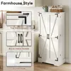 Armoire de cuisine avec éclairage LED, hauteur 128,5 cm, Voir les images du produit 5