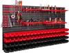 Nástenný panel na náradie 156 x 78 cm s 76 ks. Krabic Náhľad obrázku produktu 1