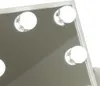 A close-up view of a lighted makeup mirror. Anteprima dell’immagine prodotto