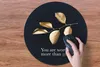 MuchoWow® Mauspad Mousepad Blätter - Gold - Zauberspruch Produktbild-Vorschau 3