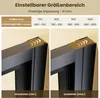 SONNI mattes Schwarz Unsichtbare Scharniere Duschtür, Produktbild-Vorschau 7