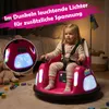 COSTWAY 12V Autoscooter per bambini girevole a 360°, 2 in 1 Anteprima dell’immagine prodotto 9