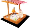 Spruzzino per sabbiera in legno Baby Mix 120x120 cm rosso e Anteprima dell’immagine prodotto 5