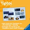 An open book with images and text related to the Disney movie 'Frozen' and the tiptoi interactive learning system. Náhľad obrázku produktu