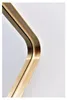 LunaMirror Theo Wandspiegel 75 x 50 cm, abgerundetes Rechteck, gerillter Aluminiumrahmen, Gold – 5 Produktbild-Vorschau