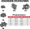 XINZI 131-tlg Gewindebohrer Gewinde Reparatur Satz Bohrer Produktbild-Vorschau 4