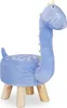 Relaxdays Dětská stolička ve tvaru dinosaura, plyšový Náhled obrázku produktu 1