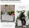 Wetterfeste Gartenbox aus Fichtenholz, grau, 127x56x60 cm, Produktbild-Vorschau 6
