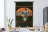MuchoWow® Wandteppich Wandbehang Vintage - Motor - Muster Produktbild-Vorschau 3
