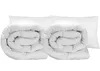 Two rolled-up duvets and two pillows are arranged on a white background. Náhled obrázku produktu