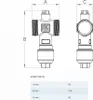 2 x Sicherheitsventil und Isolierung G 1 1/4"/DN32 LK 556 Produktbild-Vorschau 8