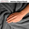 Fleece Kuscheldecke 150x200 cm Flauschiges Polyester Produktbild-Vorschau 3