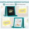 Tablica dla dzieci COSTWAY dwustronna, sztaluga składana o Podgląd zdjęcia produktu 7