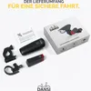 Dansi LED lampe de vélo lumière de vélo avant + arrière Voir les images du produit 10