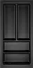 ORGA-BOX Junker Slim Besteckeinsatz 225 x 476 mm Lavagrau Produktbild-Vorschau 1