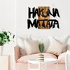 Wallity, Hakuna Matata 5, Wanddeko, Schwarz, Metall, 77 x Produktbild-Vorschau 3