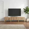 vidaXL TV-Schränk 147 x 34,5 x 30 cm Artisan-Eiche Produktbild-Vorschau 3