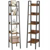 Two identical ladder shelves are displayed side-by-side against a white background. Podgląd zdjęcia produktu