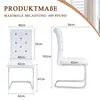 Weiße Esszimmerstühle 2er Set elegante Polsterstühle in Produktbild-Vorschau 7