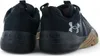The rear view of a pair of black sports shoes. Anteprima dell’immagine prodotto