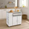 Küchenschrank Thekla Weiß/Silber Produktbild-Vorschau 1