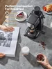 Siebträgermaschine mit Milchaufschäumer, 800W Retro Produktbild-Vorschau 10