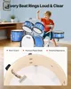 Batteria VEVOR, 5 pezzi, incl. grancassa da 40,6 cm, Anteprima dell’immagine prodotto 4