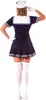 Matrosen Retro Outfit 40er Jahre Marine Kleid Kostüm Produktbild-Vorschau 3
