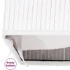vidaXL Bambus-Wäschekorb mit 1 Fach Weiß 83 L -  Produktbild-Vorschau 9