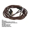 A coiled audio cable with a 3.5mm jack and two connector pins. Náhled obrázku produktu